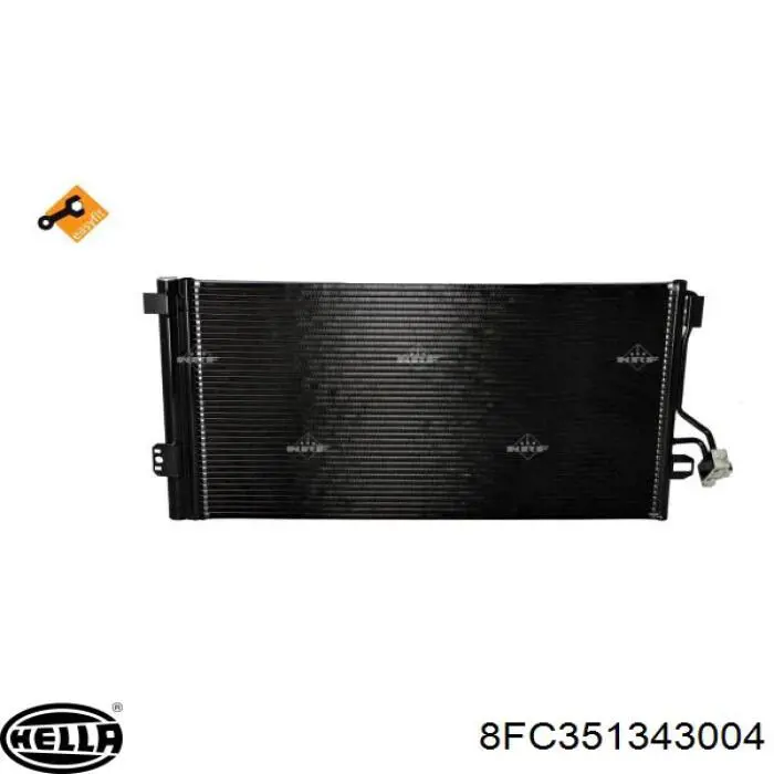 Радиатор кондиционера C12104 Sato Tech