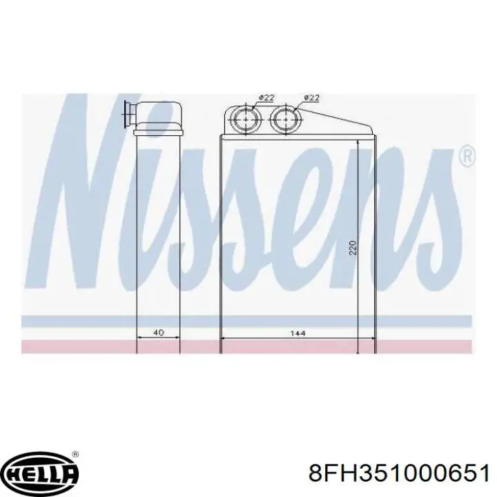 Радиатор печки (отопителя) Magneti Marelli 350218438000 цена, от 33.37 USD