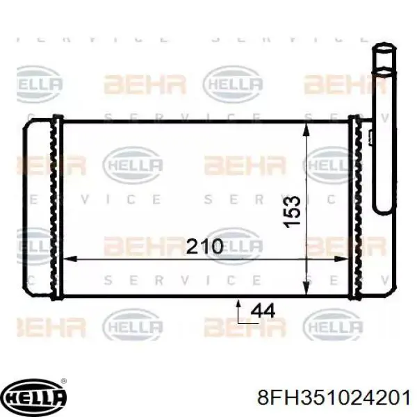 Радиатор печки 1628214 Ford