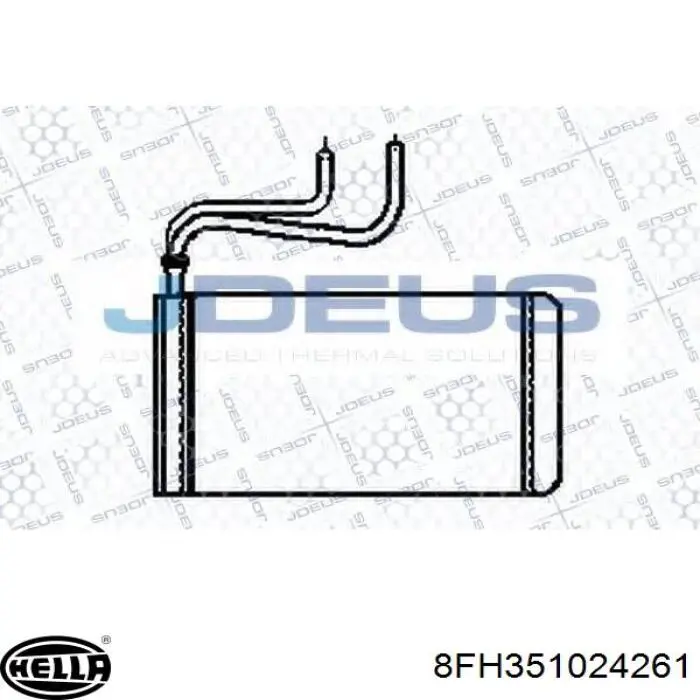 Купить 6851006 Ford Радиатор печки