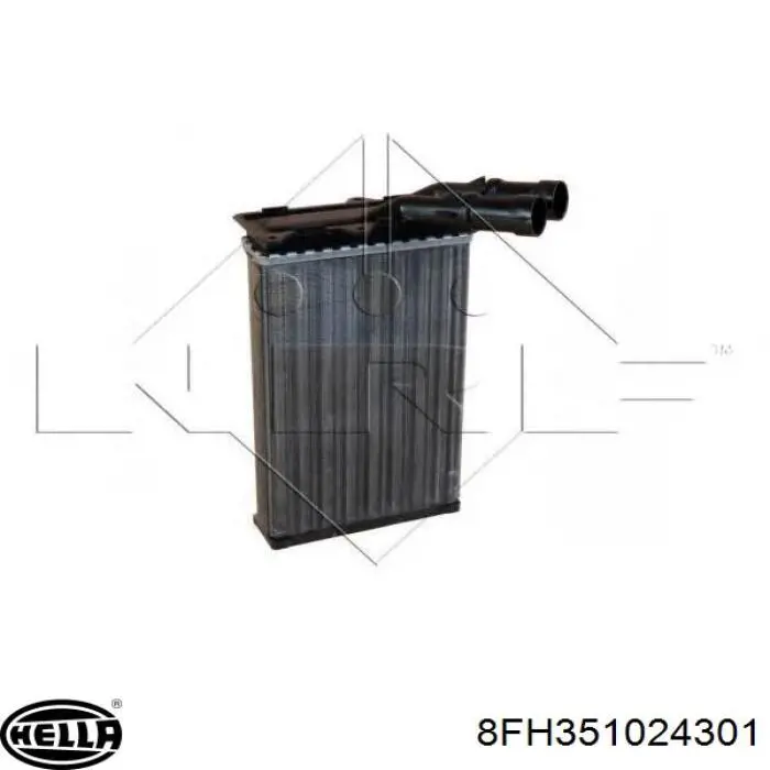 Радиатор печки (отопителя) HELLA 8FH351024301