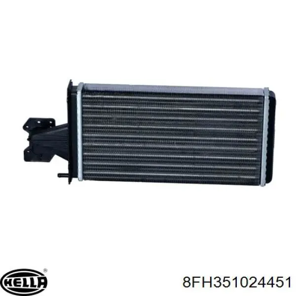 8FH351024451 HELLA Радиатор отопителя салона