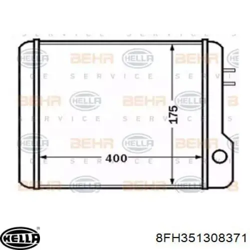 Радиатор печки (отопителя) Thermotec D6IV004TT цена, от 43.90 USD