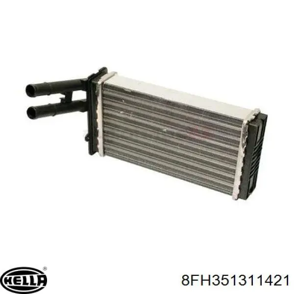 Радиатор печки (отопителя) HELLA 8FH351311421