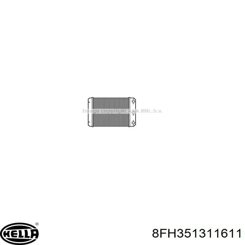 Купить 30006102 VAN Wezel Радиатор печки