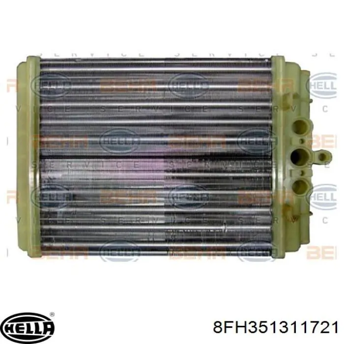 Radiador de calefacción 8FH351311721 HELLA