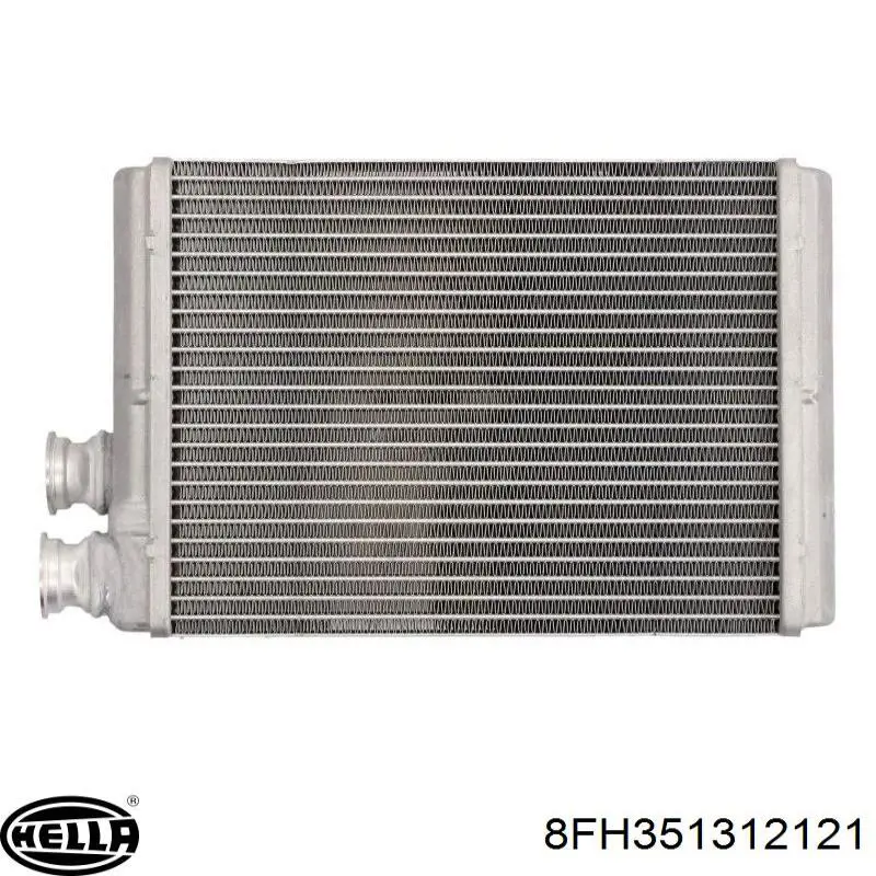 8FH351312121 HELLA Радиатор отопителя салона