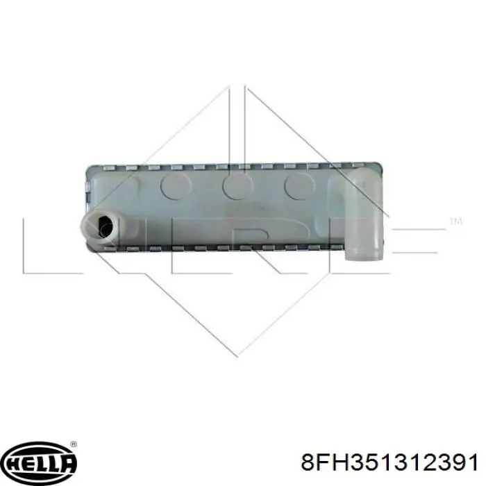 Радиатор отопителя Mercedes A0028356201