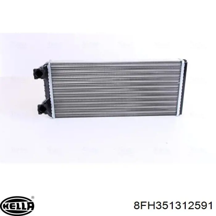8FH351312591 HELLA Радиатор отопителя салона