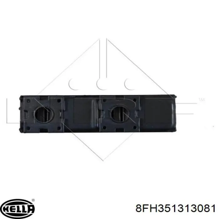 Radiador de calefacción 8FH351313081 HELLA