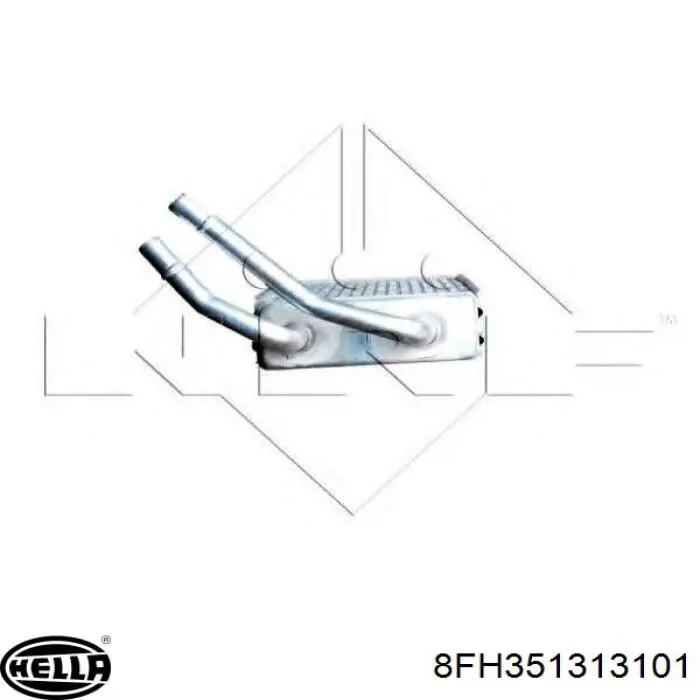 Радиатор печки 8FH351313101 HELLA