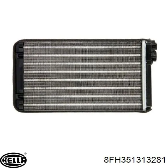 Radiador de calefacción 8FH351313281 HELLA