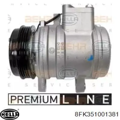 Компрессор кондиционера 8FK351001381 HELLA