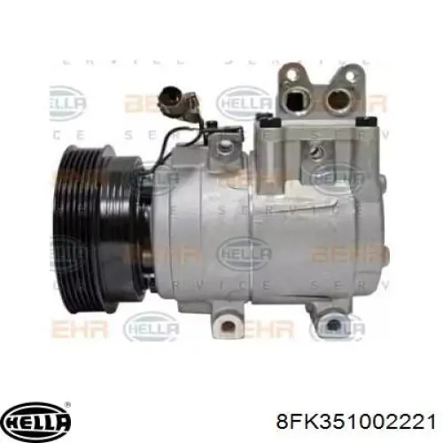 Компрессор кондиционера 8FK351002221 HELLA