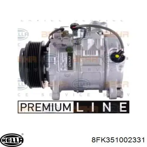Compressor de aparelho de ar condicionado para BMW 7 (F01, F02, F03, F04)