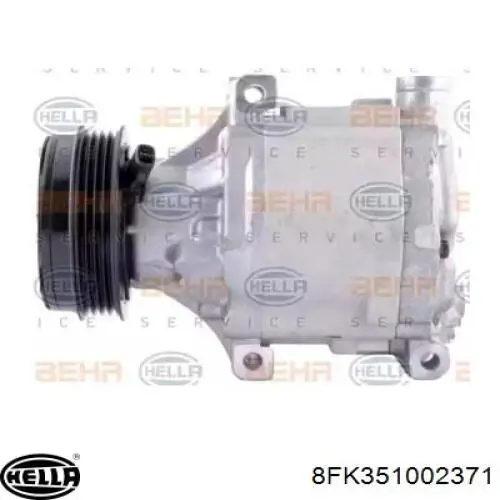 Компрессор кондиционера 8FK351002371 HELLA