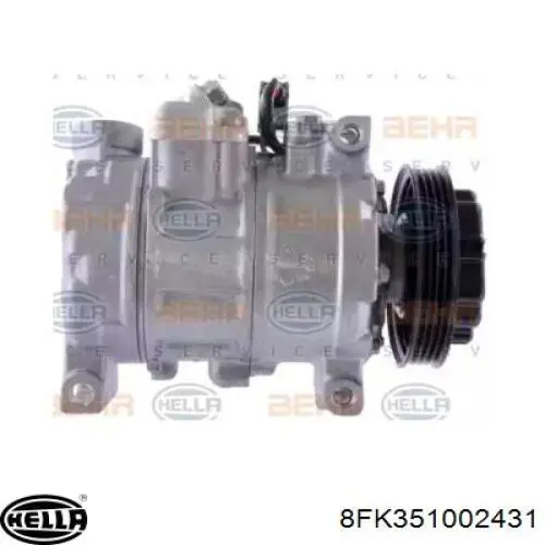 Компрессор кондиционера 8FK351002431 HELLA