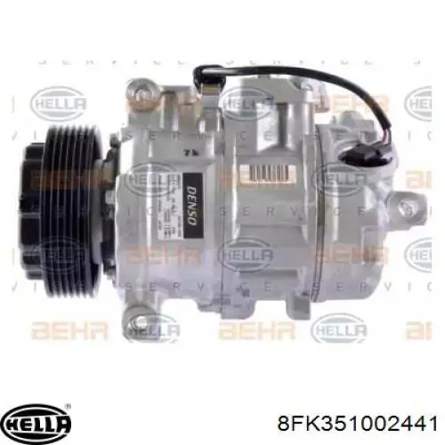 Компрессор кондиционера 8FK351002441 HELLA