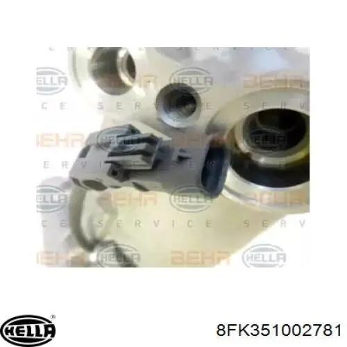 Компрессор кондиционера 8FK351002781 HELLA