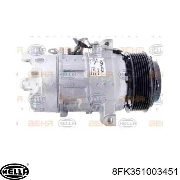 Компрессор кондиционера 8FK351003451 HELLA