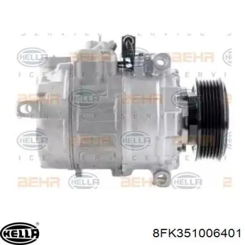 Компрессор кондиционера 8FK351006401 HELLA