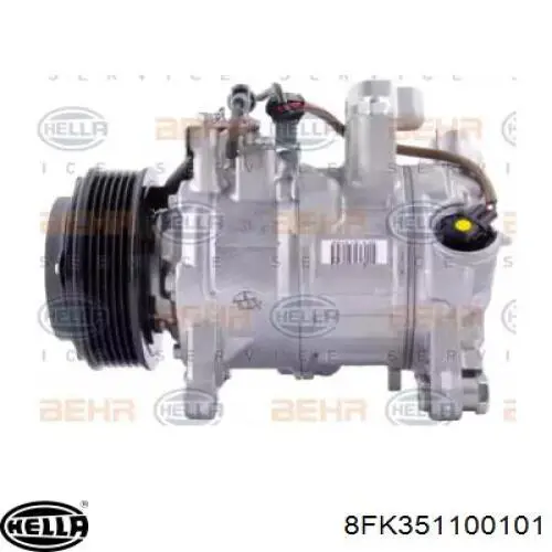 8FK351100101 HELLA compressor de aparelho de ar condicionado