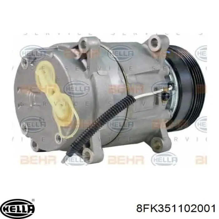 Компрессор кондиционера 6854083 Opel