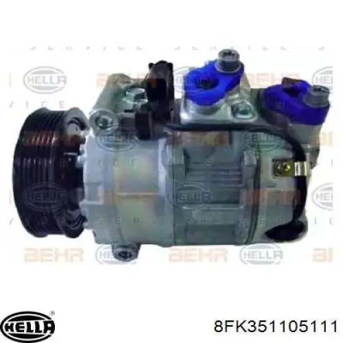 Компрессор кондиционера 8FK351105111 HELLA