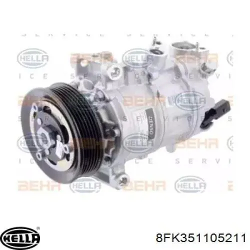 Компрессор кондиционера 8FK351105211 HELLA