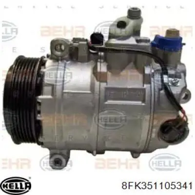 Компрессор кондиционера 8FK351105341 HELLA