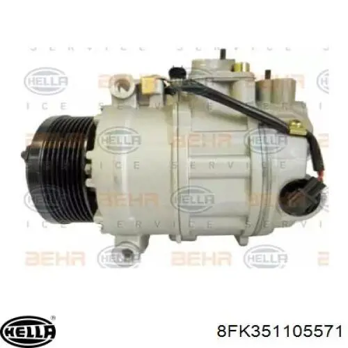 Компрессор кондиционера 8FK351105571 HELLA