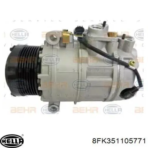 Компрессор кондиционера 8FK351105771 HELLA