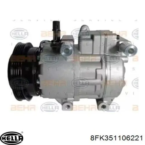 Компрессор кондиционера K19048 WE Parts