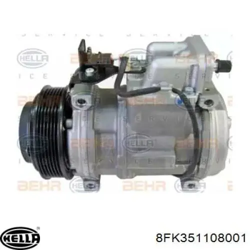 Компрессор кондиционера 8FK351108001 HELLA