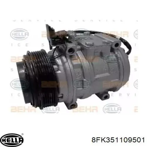 Компрессор кондиционера 8FK351109501 HELLA