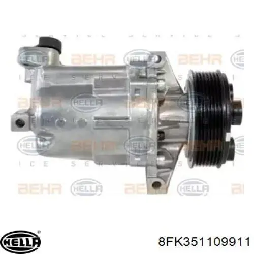 Compresor de aire acondicionado 8FK351109911 HELLA