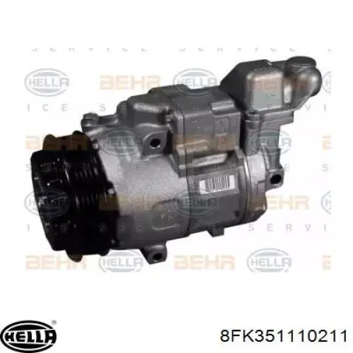 Компрессор кондиционера 8FK351110211 HELLA