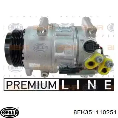 Компрессор кондиционера 8FK351110251 HELLA