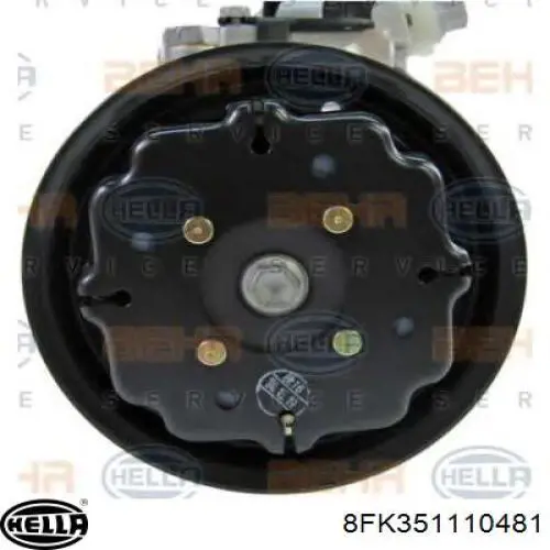 Компрессор кондиционера 8FK351110481 HELLA