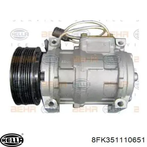 Компрессор кондиционера 8FK351110651 HELLA