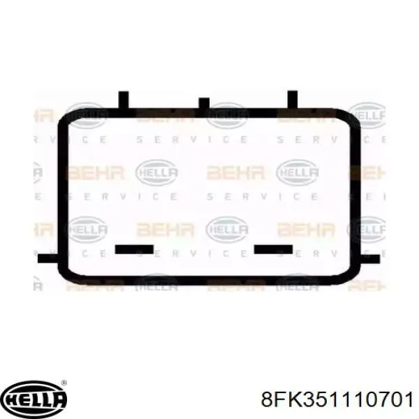 8FK351110701 HELLA Компрессор хладагента