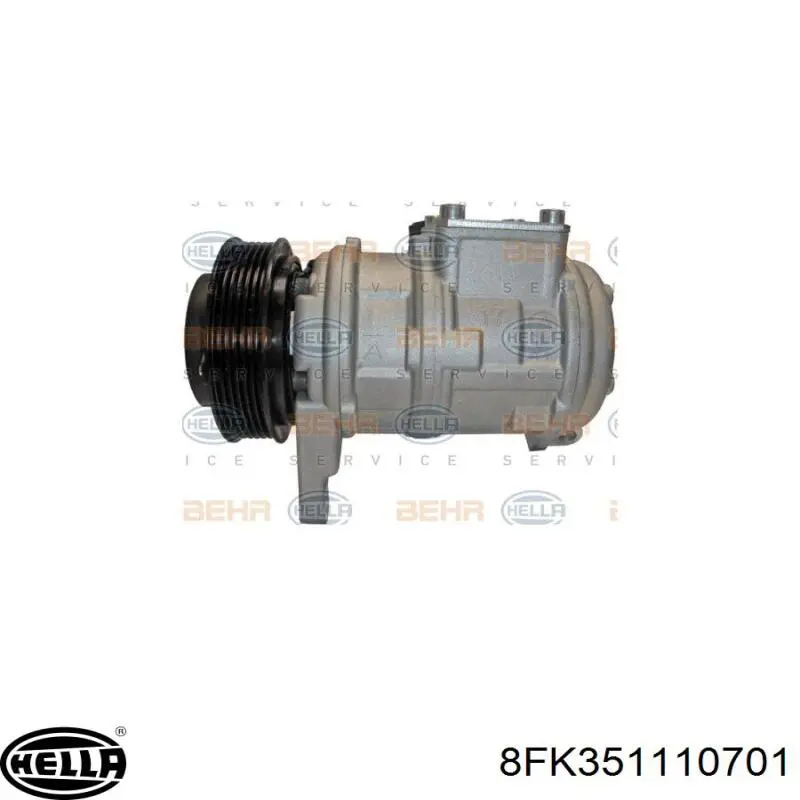 Компрессор системы кондиционирования HELLA 8FK351110701 цена, от 186.02 USD