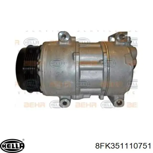 Компрессор кондиционера 8FK351110751 HELLA