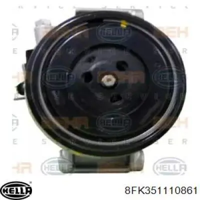 Компрессор кондиционера 8FK351110861 HELLA