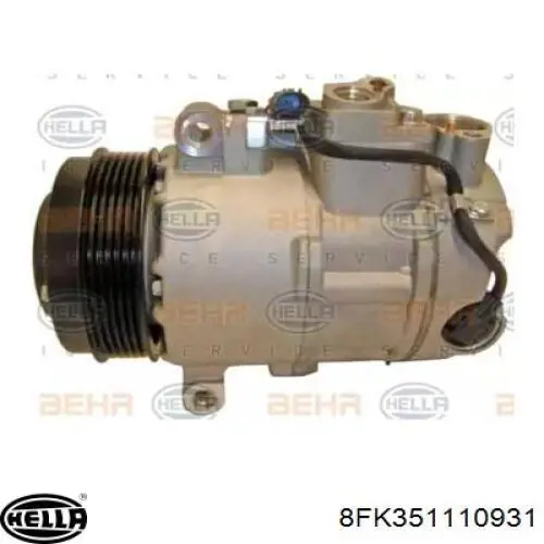 Компрессор кондиционера 8FK351110931 HELLA