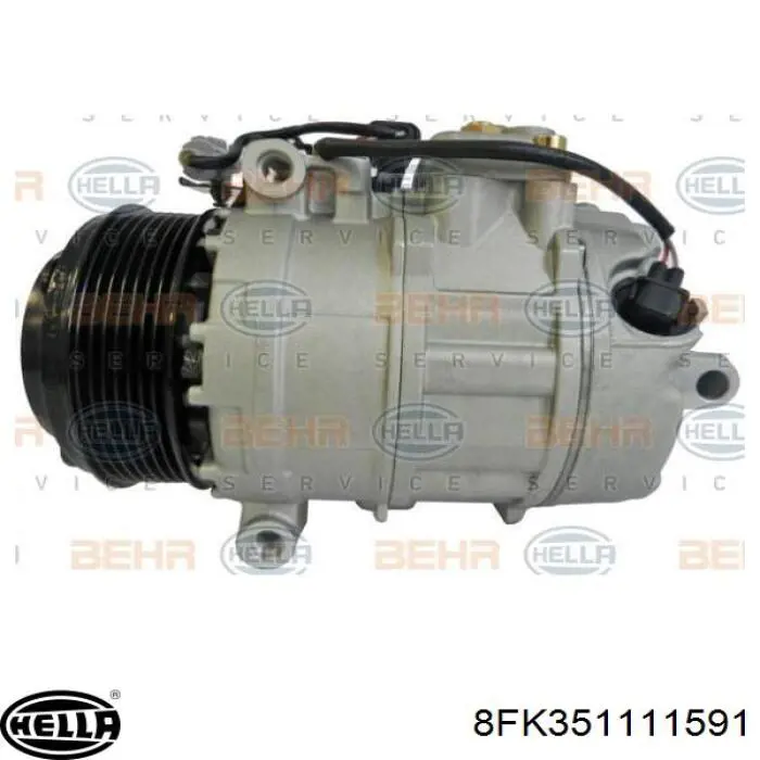 8FK351111591 HELLA compressor de aparelho de ar condicionado