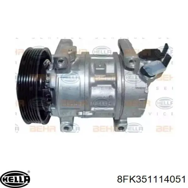 Компрессор кондиционера 1752531 Fiat/Alfa/Lancia