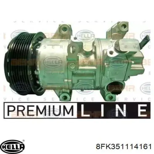 Компрессор кондиционера 8FK351114161 HELLA