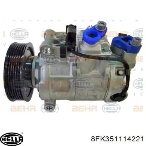 Компрессор кондиционера 8FK351114221 HELLA