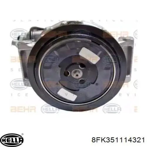 Компрессор кондиционера 8FK351114321 HELLA